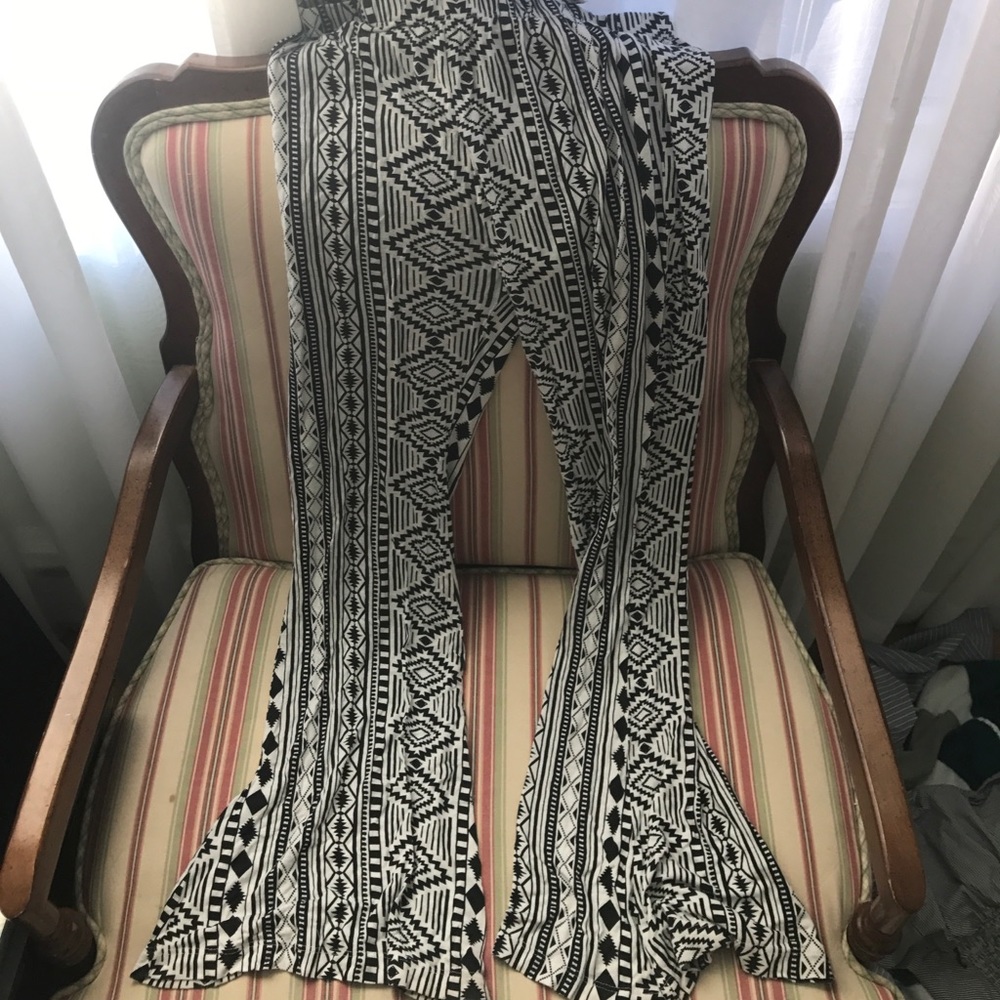 Cotton bell bottom pants