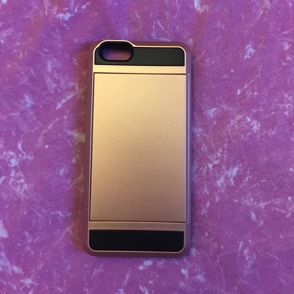 Rose gold Iphone 6/6s case w/ card slot