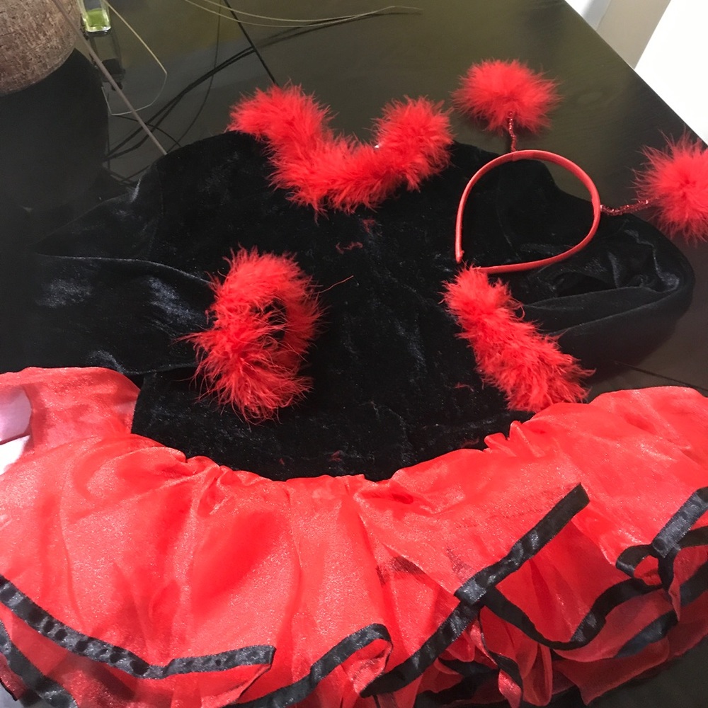 Lady bug little girls costume