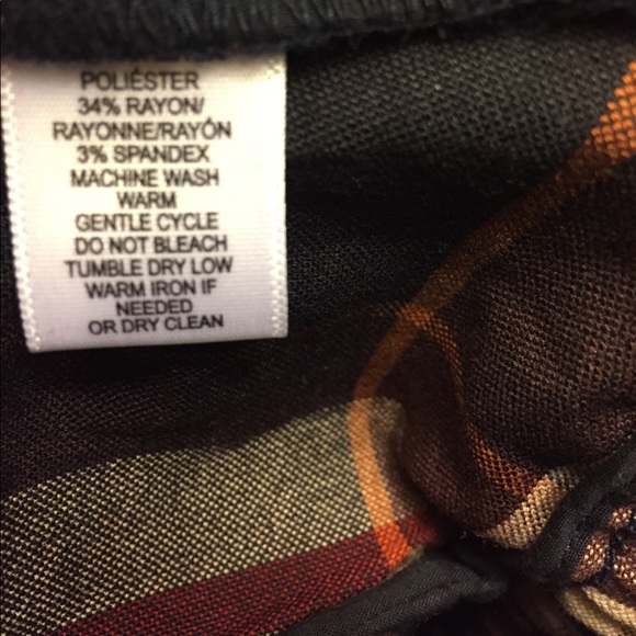 Burgundy Plaid Joggers - Picture 4 of 7