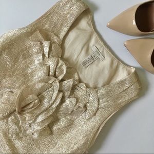 J.Crew | Gypsy Rose Metallic Top