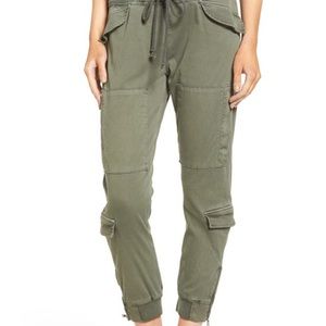 Hudson Army Green Cargo Pants