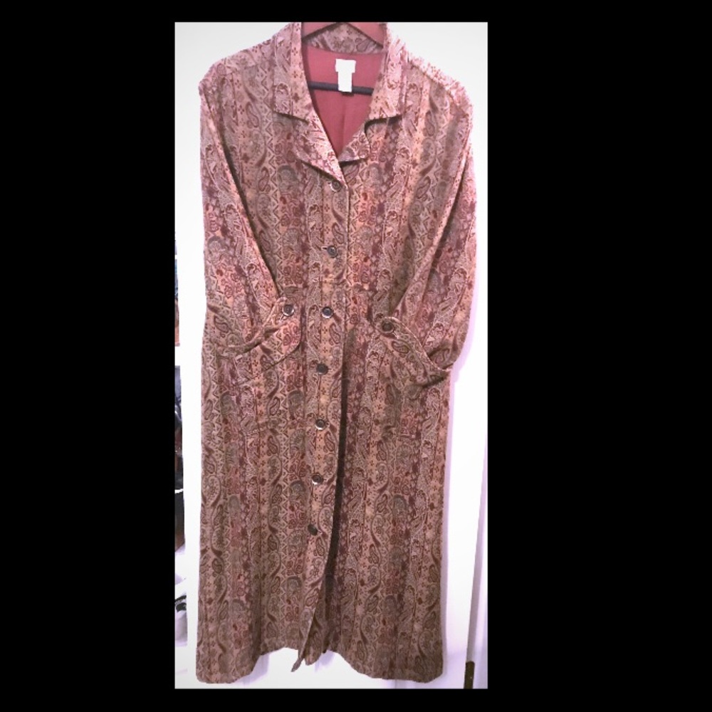 🍂🍁Richly Colored J.Jill Overcoat NWOT Sz 12P🍁🍂