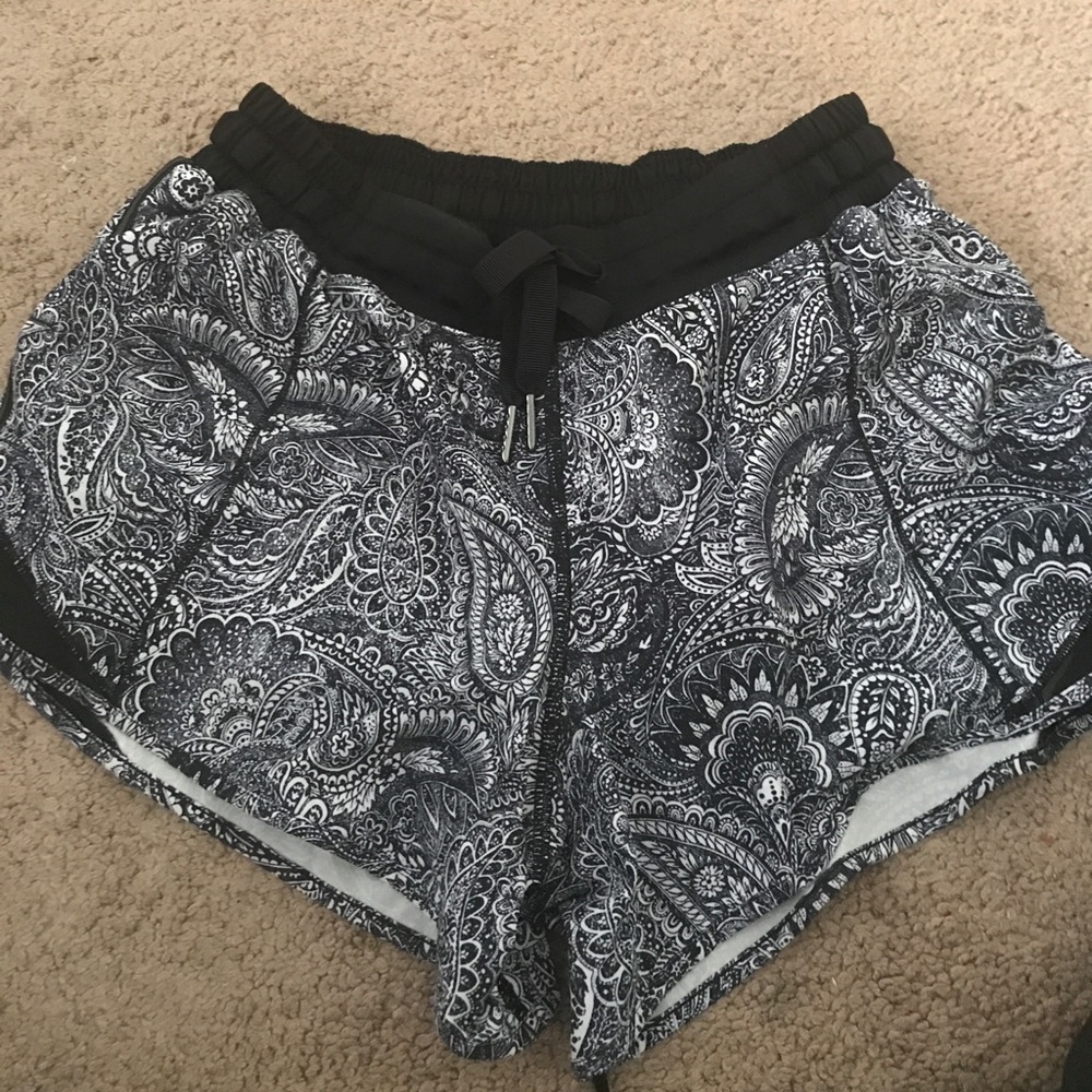 Worn once!! Lululemon paisley shorts!