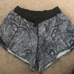 Worn once!! Lululemon paisley shorts!