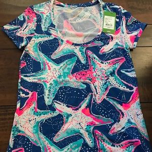 BNWT Lilly Pulitzer Dori Tshirt in Star Struck