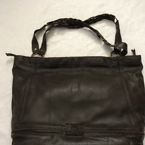 NWOT. Brown leather The Sak tote