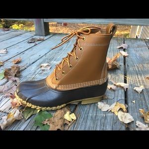 NEW! 8" LL bean duck boots