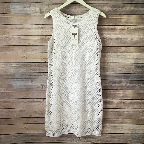 Cute white woven dress - Picture 1 of 3