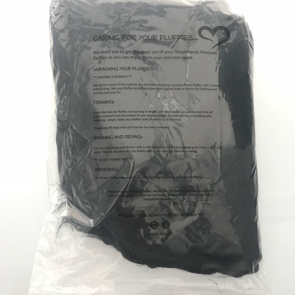 Black Rave Fluffies - Picture 5 of 5