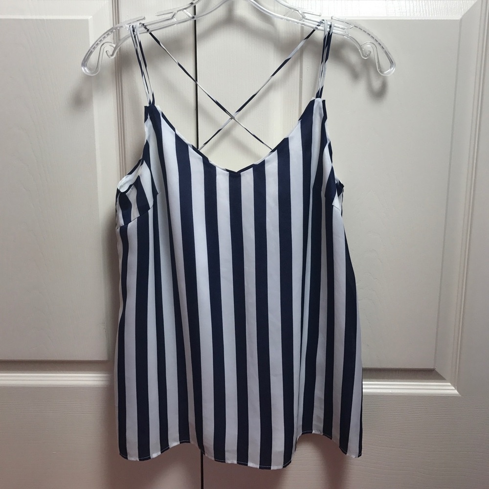 Elorie Women's Stripe Strappy Camisole (xs)