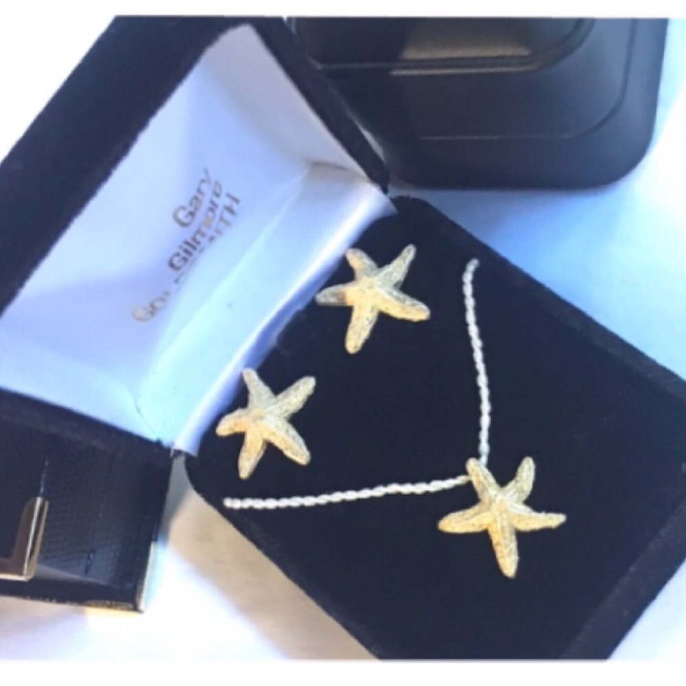 🔥GOLD & PEARL STARFISH SET🔥