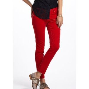 AG Red Ankle Corduroy