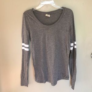 PINK grey long sleeve