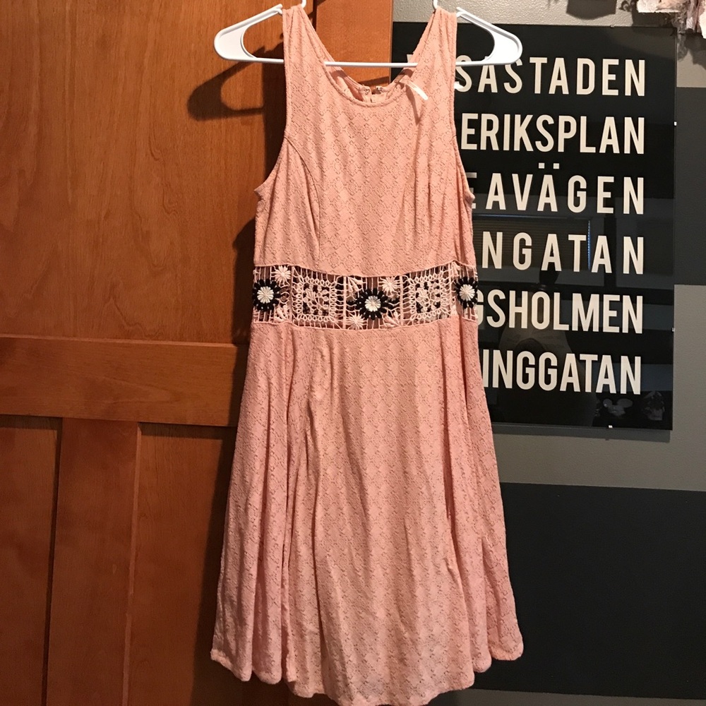 Free People crochet waist dress