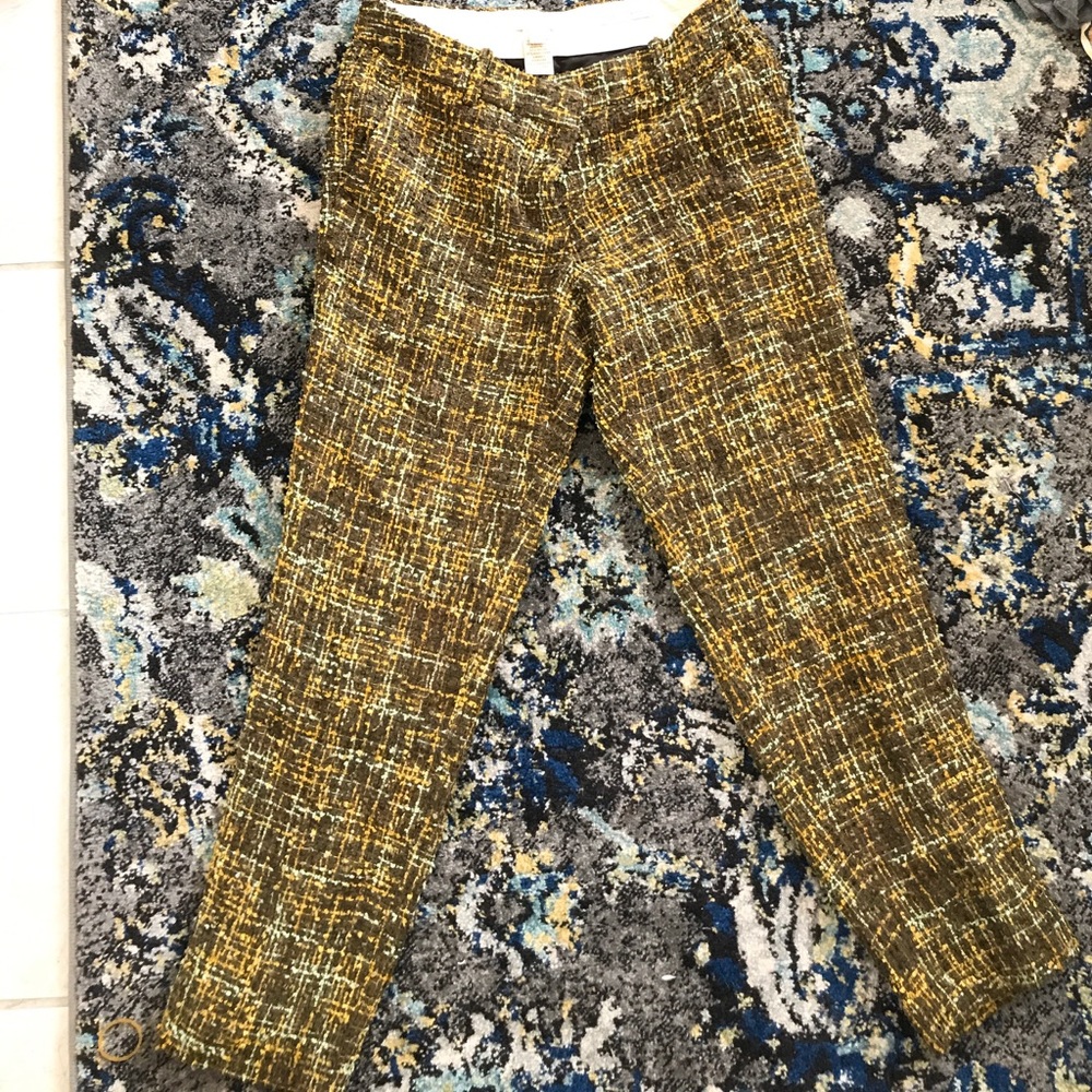 J. Crew Tweed Cafe Capri pants