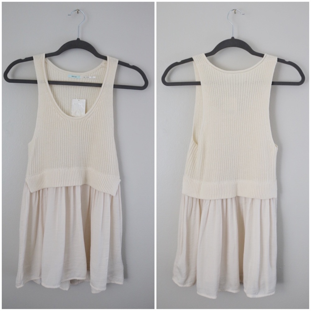 Pre-Layered Kimchi Blue Sweater Tank