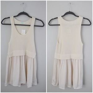 Pre-Layered Kimchi Blue Sweater Tank