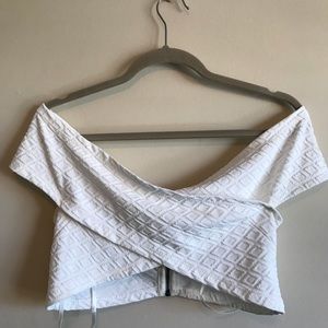 White Crop Top