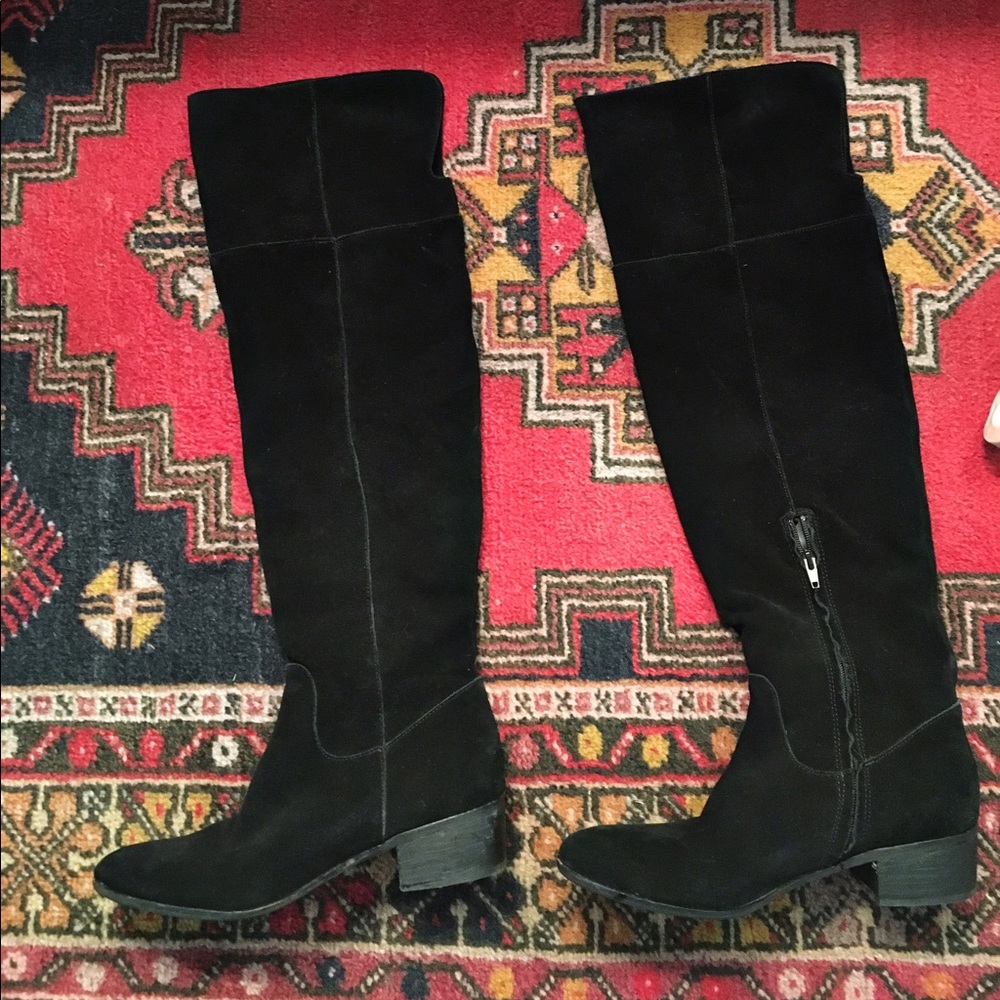 Steve Madden suede slouchy boots