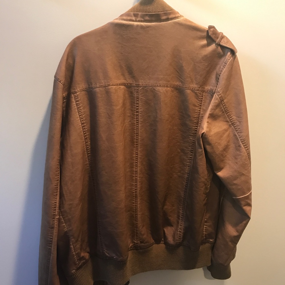 Diesel Men's (Brown) Leather Jacket