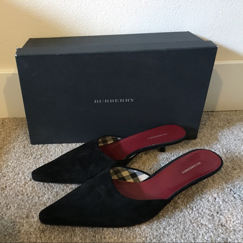 Burberry Schlaudiam Mid Heel Mule