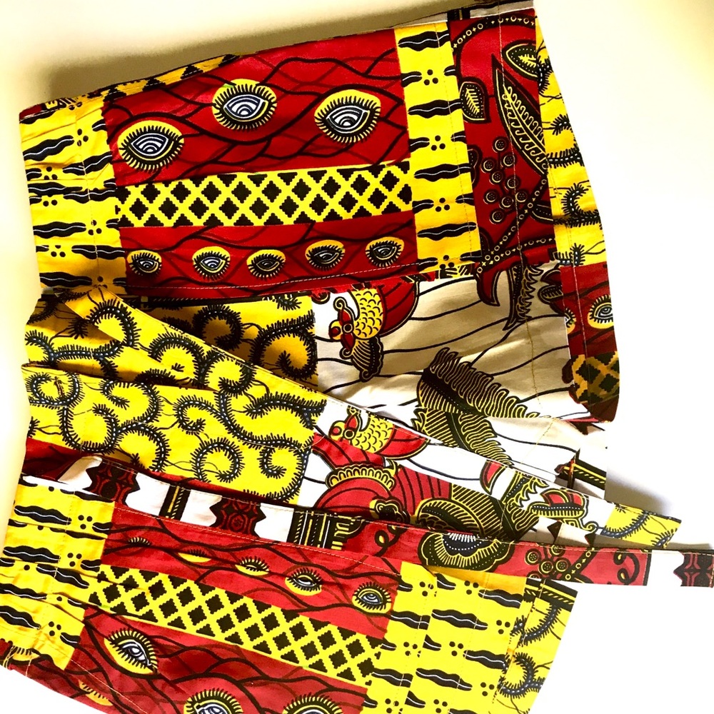 SOLD! African Print Women’s Shorts - Picture 3 of 4