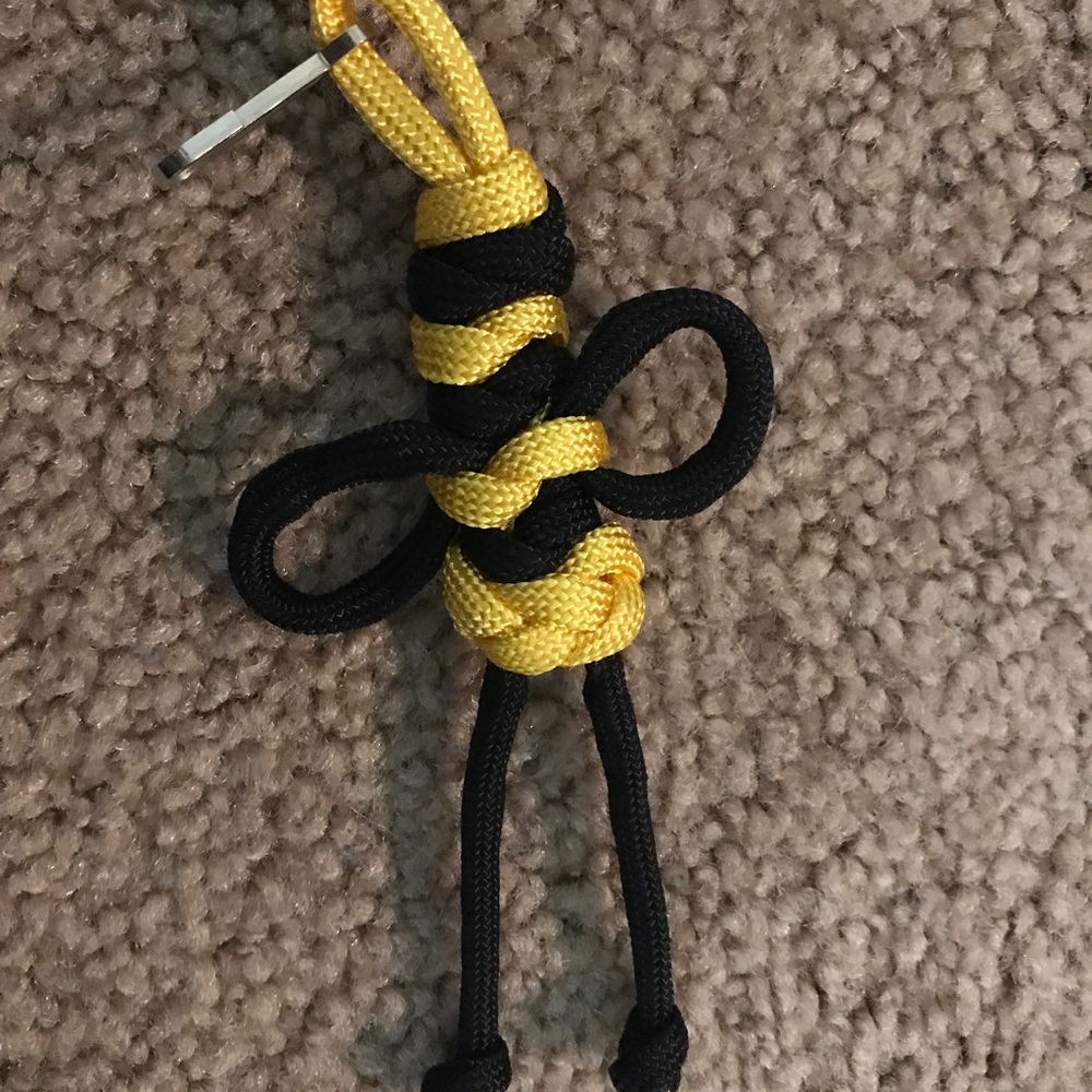 Handmade bumblebees.