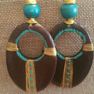 Turquoise Chocolate Earring