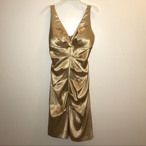 Gold dress