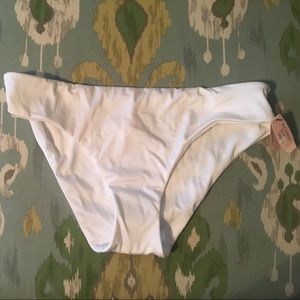 White Victoria Secrets Bikini Bottom