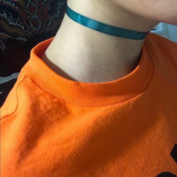 Clear blue and purple chokers - Picture 4 of 4
