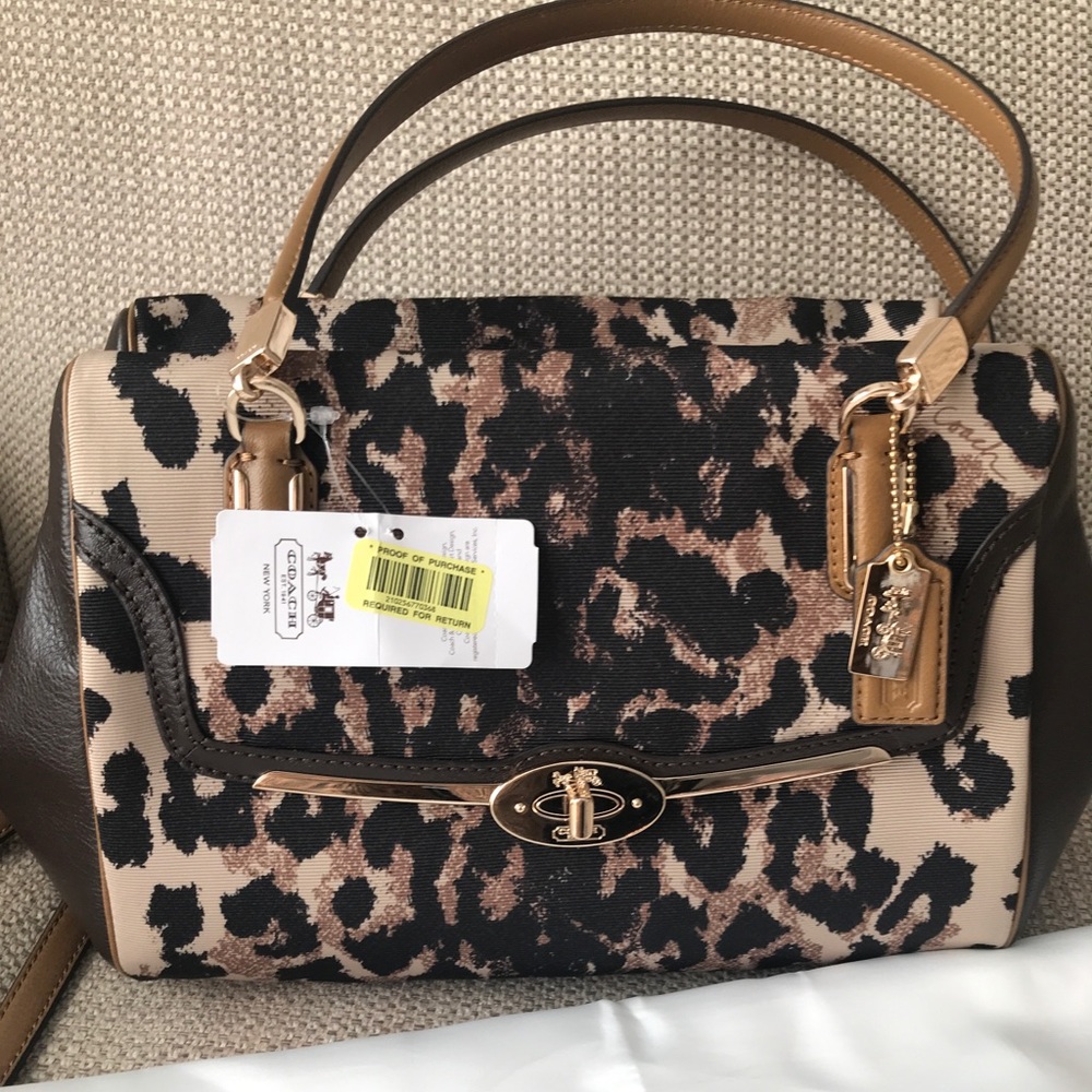 Coach Leopard/Cheetah print Handbag