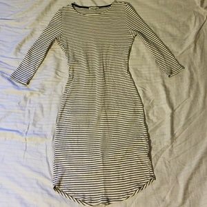 Partially Open Back Dress