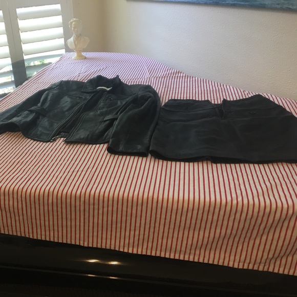 Valerie Stevens Black Lamb jacket/skirt - Picture 3 of 5