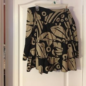 Jungle print skirt