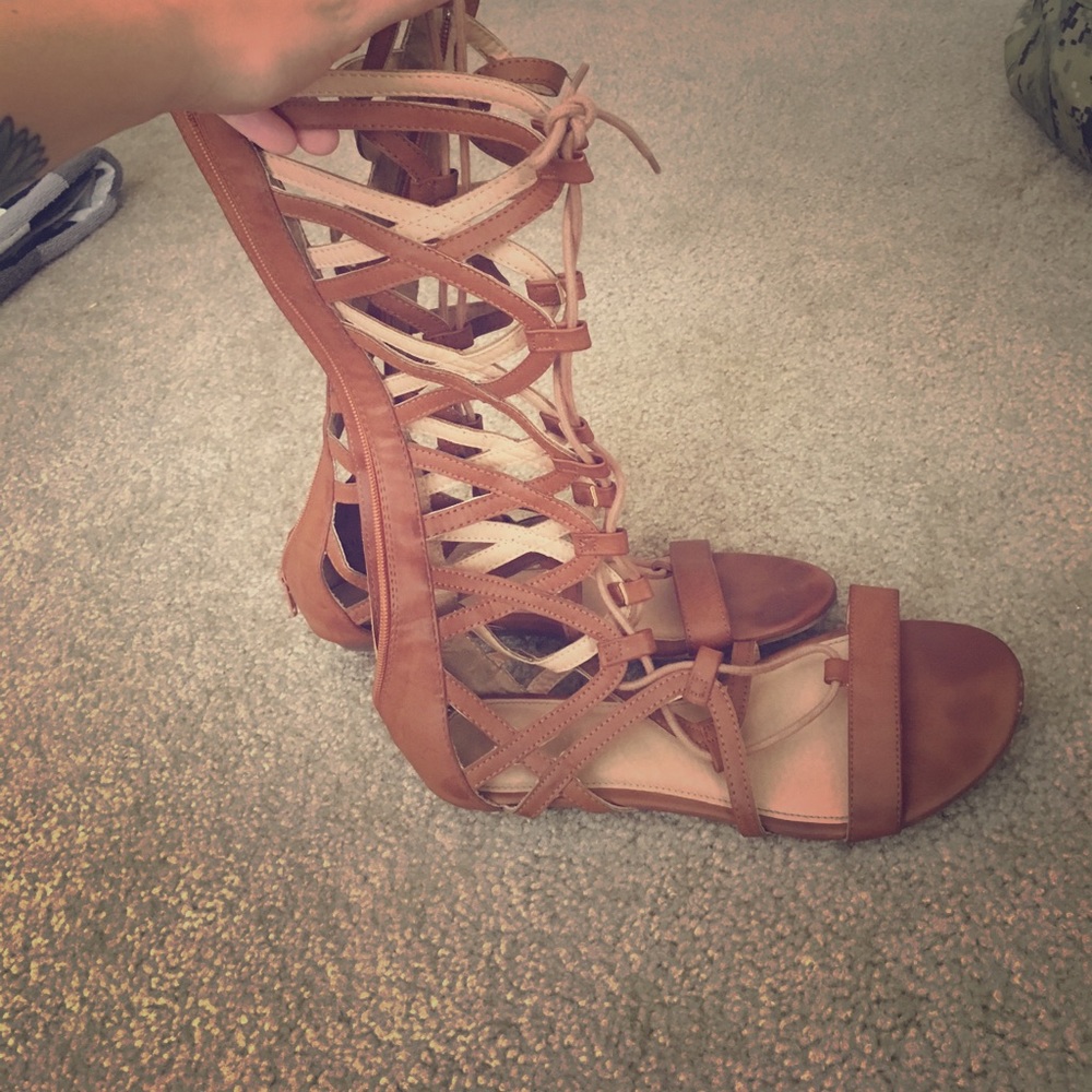 Brown Spartan Sandals
