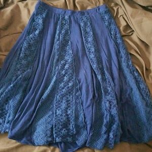 Lapis Dark Royal Blue/Navy Skirt Sz.L