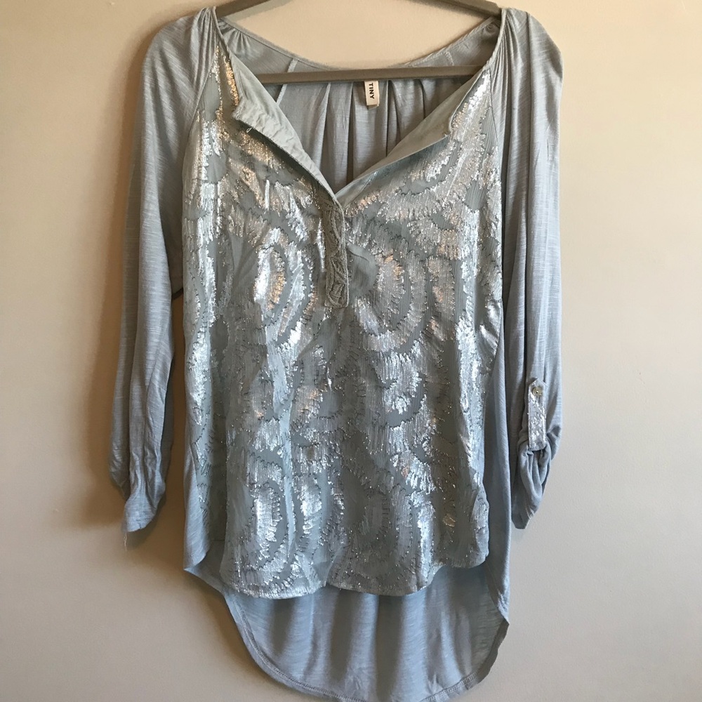 Gorgeous Grey Anthropologie Top