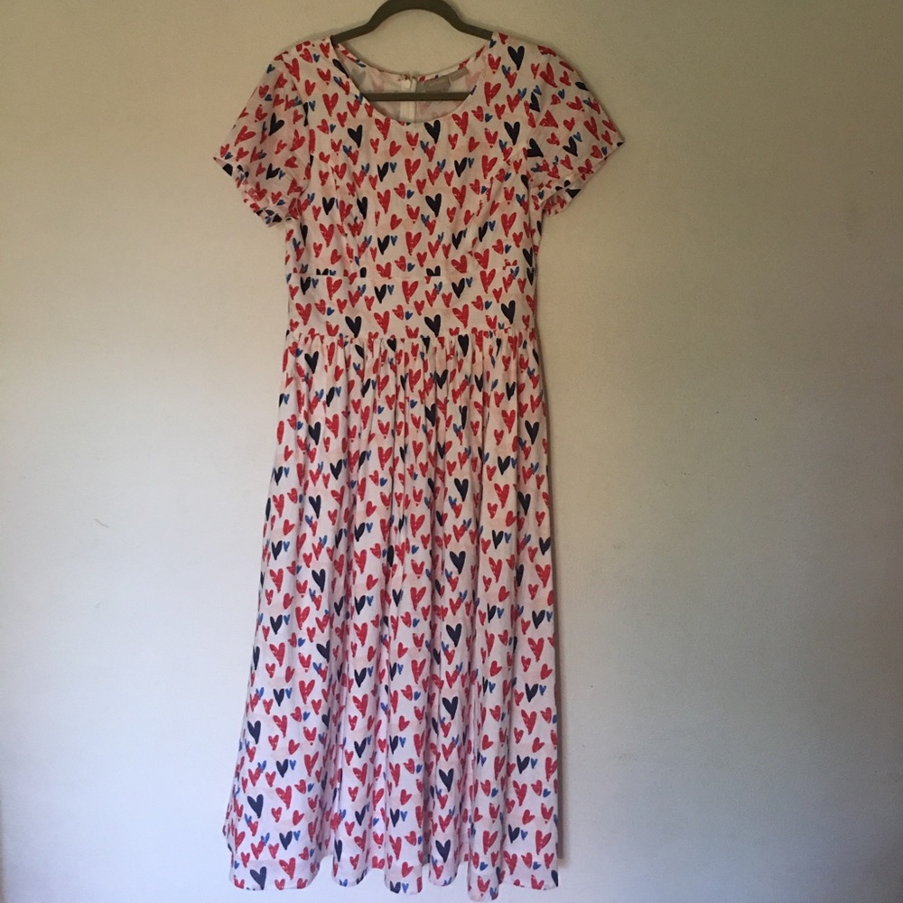 EShakti hearts dress