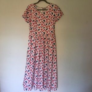 EShakti hearts dress