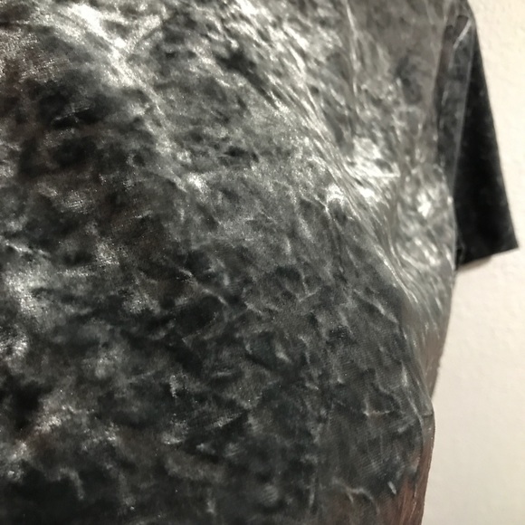 Bershka Crushed Velvet tee - Picture 3 of 4