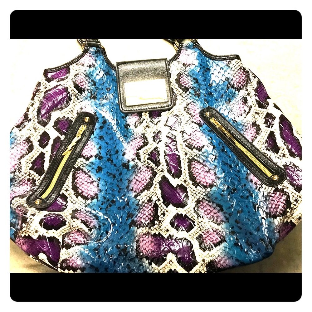 Sexy snake print handbag