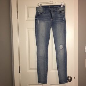 7 For All Mankind Gwenevere lightwash jeans