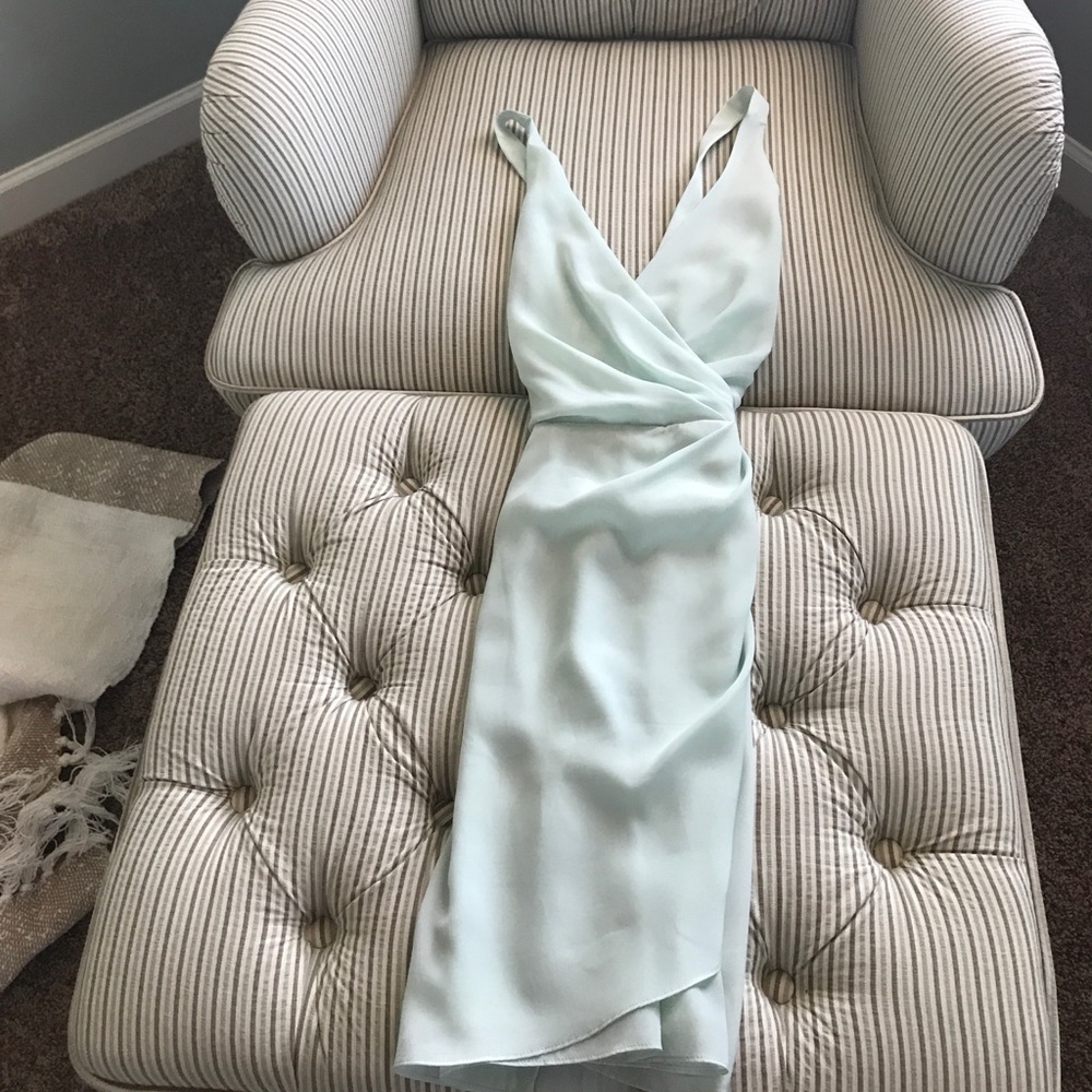 Mint green BCBG generation mini dress