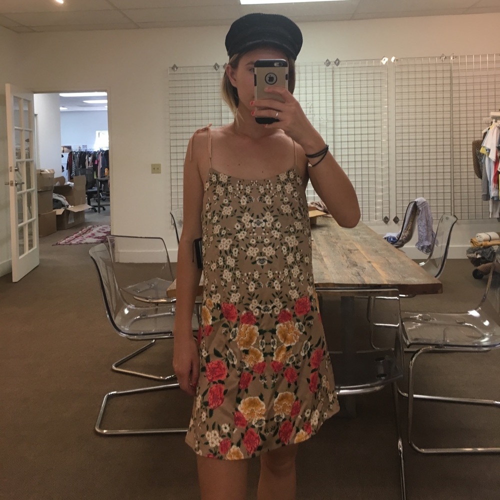 NBD silk mini dress