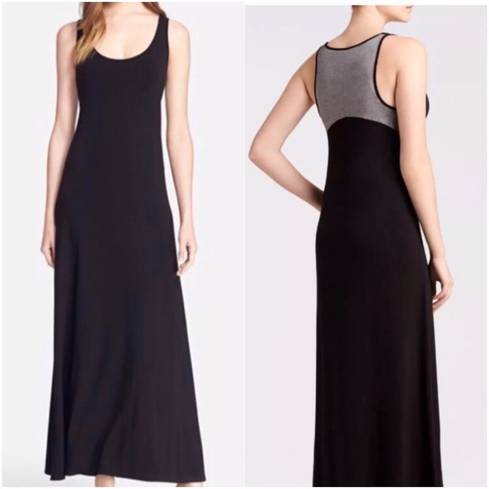 Vince Chambray Back Maxi Dress