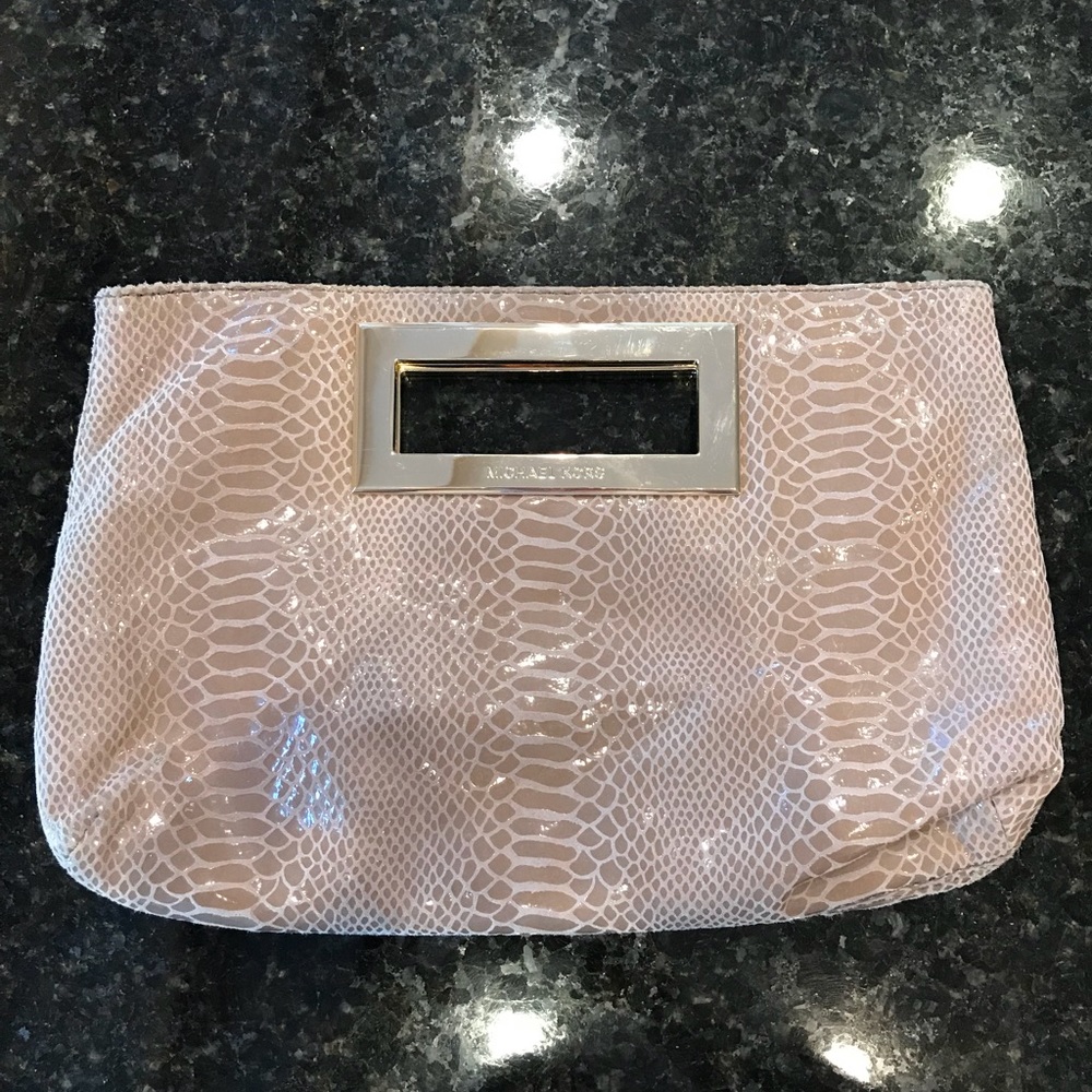 Michael Kors Snakeskin Clutch
