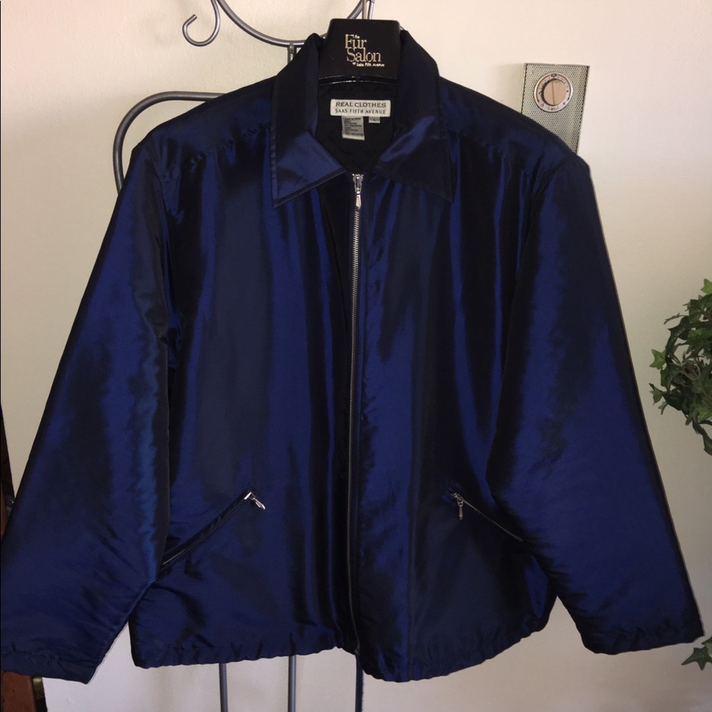 Saks Fifth Avenue iridescent jacket