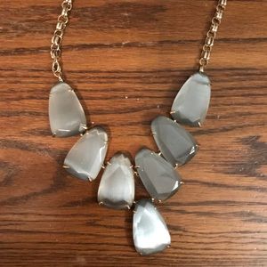 Kendra Scott Harlow Statement Necklace in Slate